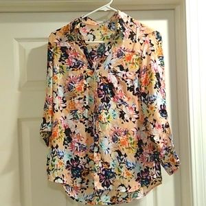 EXPRESS S/P Colorful button down shirt